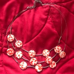 A three loop necklace
